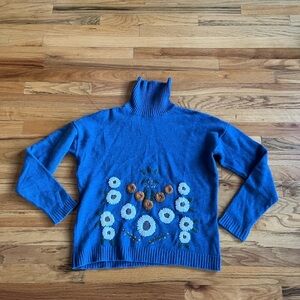 CASHEART Designer 100% Cashmere Sweater Made in Italy Medium